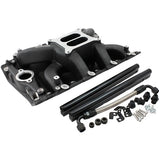 Aeroflow Holden 304 EFI Air Gap Dual Plane Intake Manifold, Black Finish AF6210-4003 - Prolink Performance