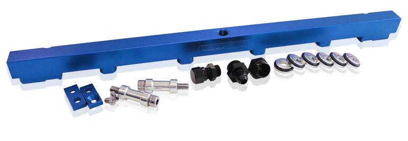 Aeroflow Nissan RB25 Billet EFI Fuel Rail AF64-2010 Black / Polished / Blue / Red - Prolink Performance