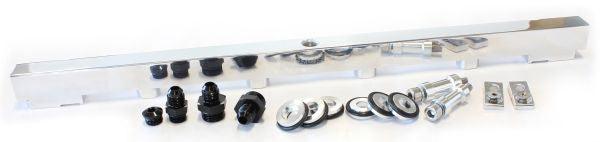 Aeroflow Nissan RB25 Billet EFI Fuel Rail AF64-2010 Black / Polished / Blue / Red - Prolink Performance