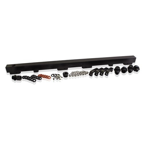 Aeroflow Nissan RB30 Billet EFI Fuel Rail - Blue - AF64-2012 - Prolink Performance