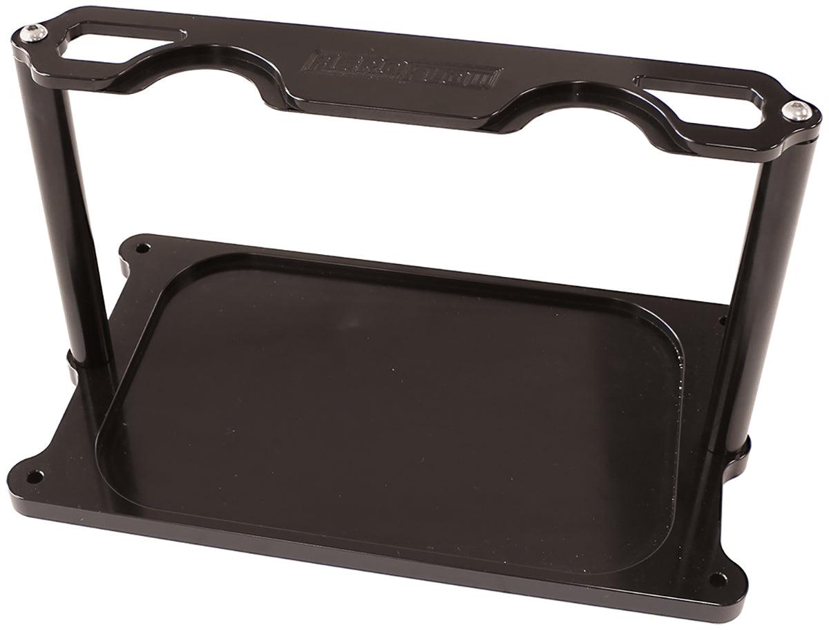 Aeroflow Billet Aluminium Optima Battery Tray - Black Finish AF64-4366BLK - Prolink Performance