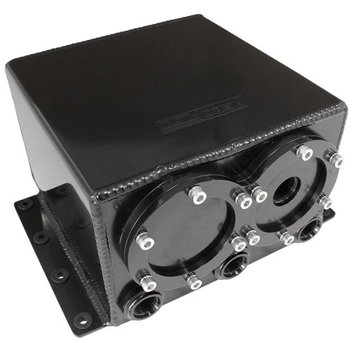 Aeroflow Dual EFI Pump Under-Car Surge Tank AF77-4244BLK - Prolink Performance