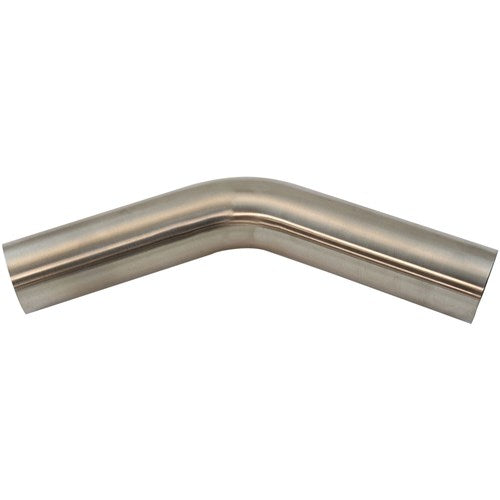 Stainless Steel 45° Mandrel Bend 2-1/2" O.D, .065" Wall, 6" Leg - AF9502-2500