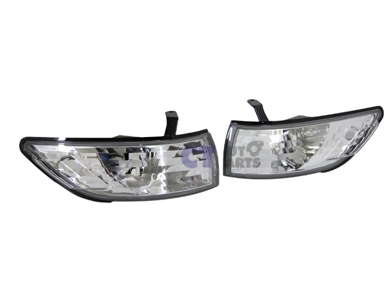 Clear Front Corner Indicator Signal Lights for 88-93 Nissan S13 Silvia