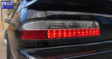 Clear Red LED Tail Lights for 89-94 Nissan Silvia S13 DMAX taillights