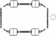 Felpro Printoseal Intake Manifold Gasket Set FE1218 - Prolink Performance