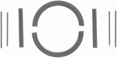 Felpro 2-Piece Premium Rear Main Seal - Polyacrylate FE2903 - Prolink Performance