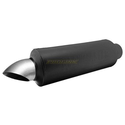 Hushpower Pro Series Turndown Muffler Round, 3" Inlet / 3.5" Outlet - Prolink Performance