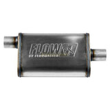 FlowFX Muffler 2-1/4" Offset Inlet / 2-1/4" Center Outlet - Prolink Performance