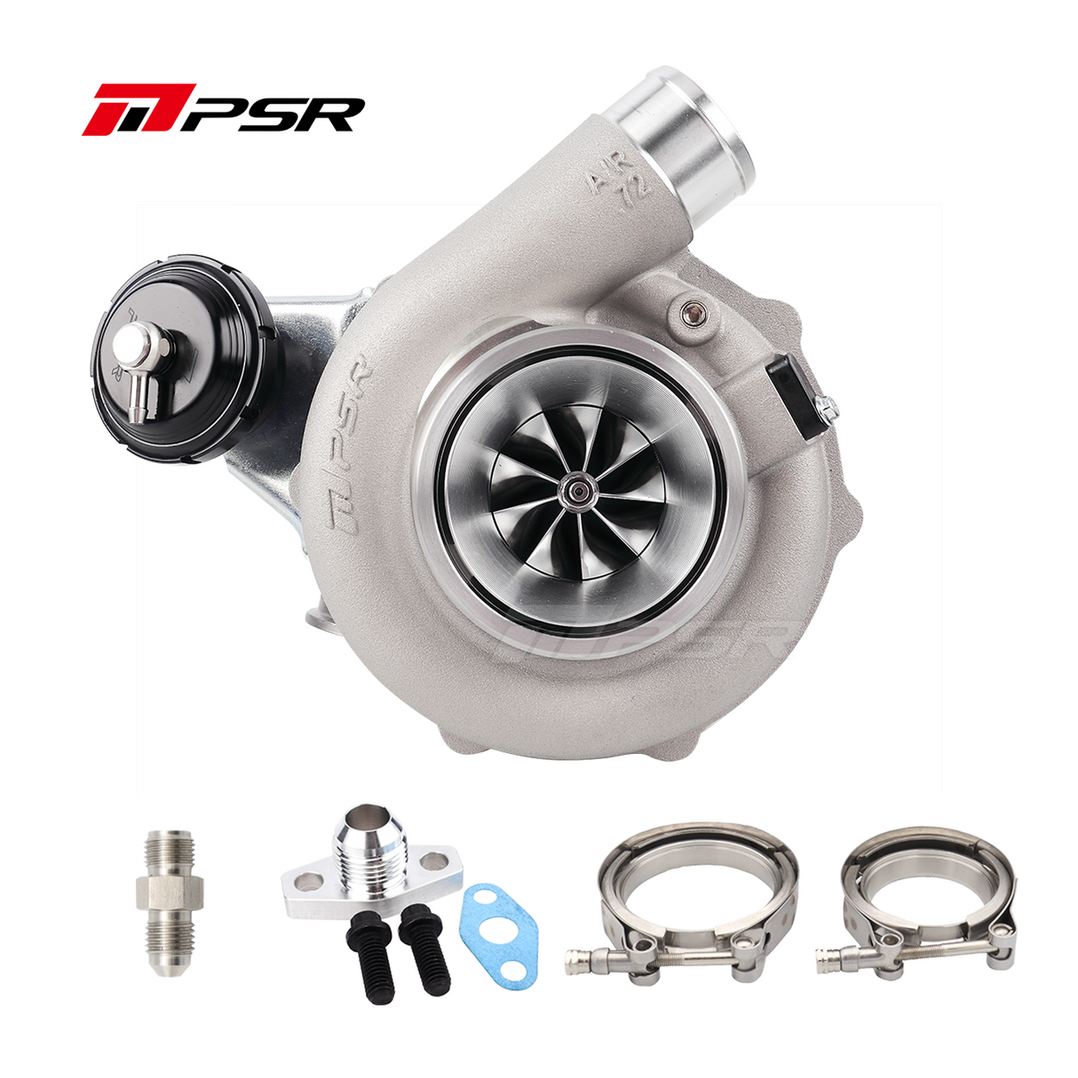 PSR Forward Rotation 5455G 4" Dual Ball Bearing Turbocharger HP Rating 660