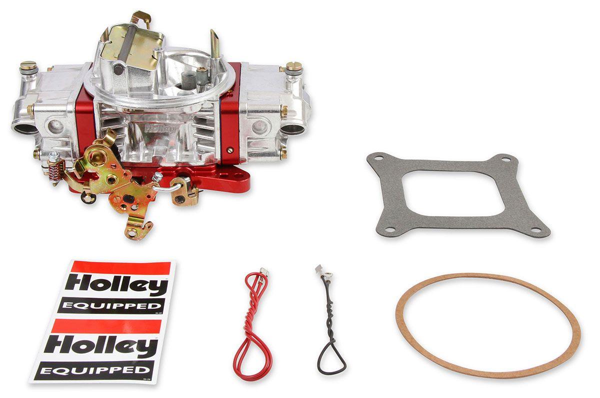Holley 650 CFM Ultra Double Pumper 4-Barrel Carburettor - Red (HO0-76650RD) - Prolink Performance