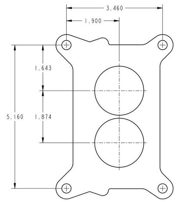 Holley 350 CFM 2-Barrel Street Avenger Carburettor (HO0-80350) - Prolink Performance