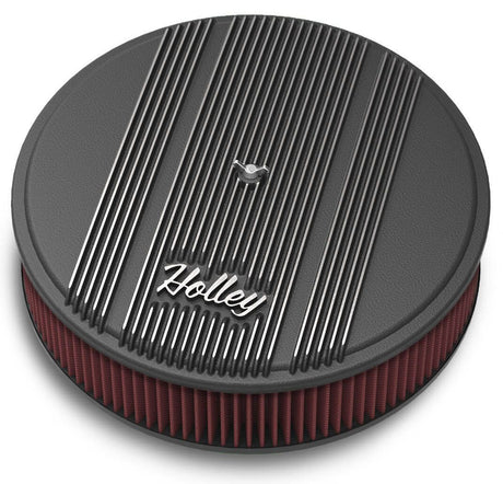 Holley Vintage Series Finned Aluminium Air Cleaner (HO120-153) - Prolink Performance