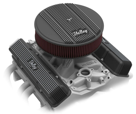 Holley Vintage Series Finned Aluminium Air Cleaner (HO120-153) - Prolink Performance