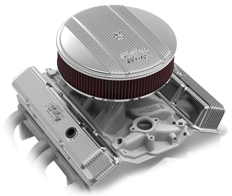 Holley Vintage Series Fined Valve Covers (HO241-241) - Prolink Performance