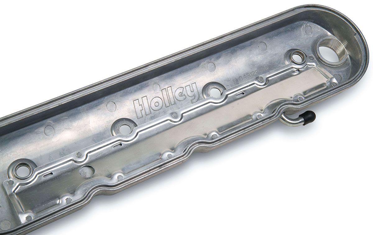 Holley Black Satin Aluminium Valve Covers (HO241-91) - Prolink Performance