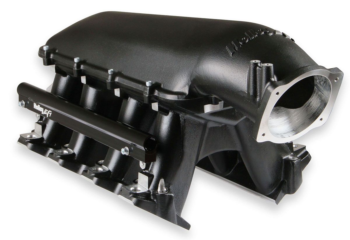 Holley LS3/L92 Hi-Ram Intake Manifold - Black (HO300-117BK) - Prolink Performance