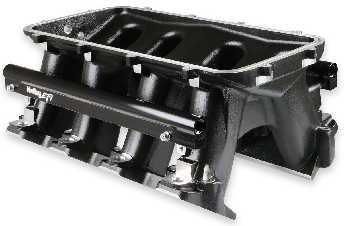Holley LS1/LS2/LS6 Hi-Ram Intake Manifold - Black (HO300-122BK) - Prolink Performance