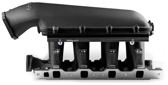 Holley 8.2" SBF Ford Hi-Ram Intake Manifold, Black Finish (HO300-273BK) - Prolink Performance