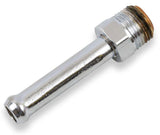 Holley Chrome Universal Straight Fuel Line Fitting (HO34-21) - Prolink Performance