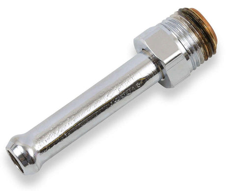 Holley Chrome Universal Straight Fuel Line Fitting (HO34-21) - Prolink Performance