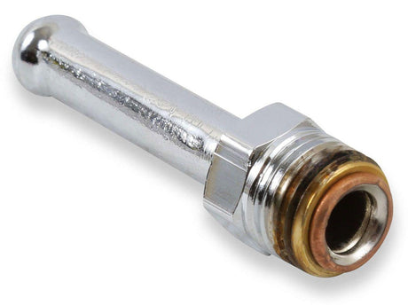 Holley Chrome Universal Straight Fuel Line Fitting (HO34-21) - Prolink Performance