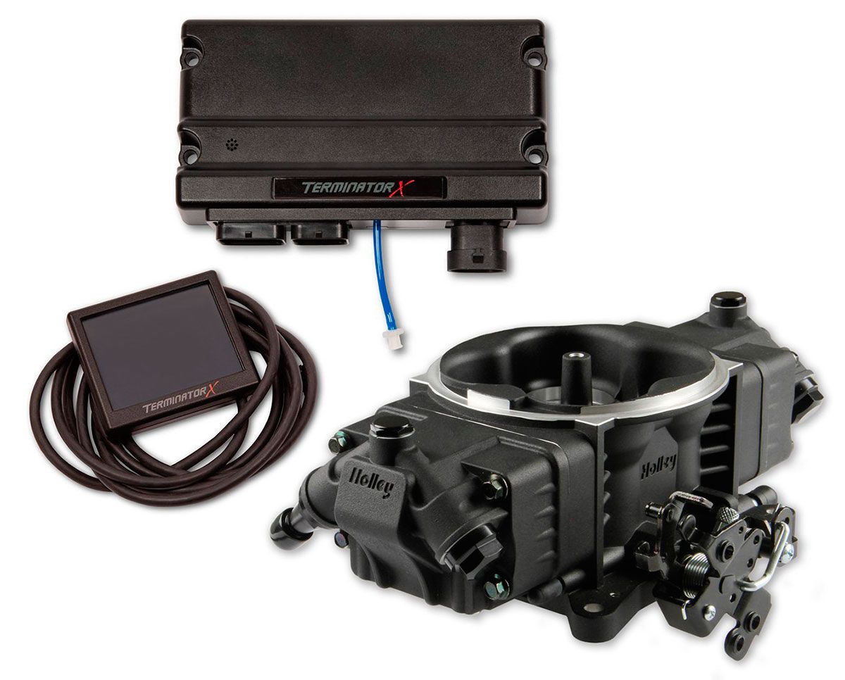 Holley EFI Terminator X Stealth 4150 Fuel Injection Kit, Black (HO550-1002) - Prolink Performance