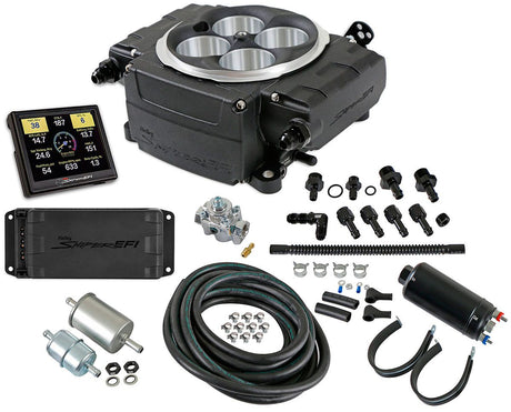 Holley Sniper 2 EFI 4BBL Self Tuning System with PDM and Fuel Pump Kit, Black (HO550-511-3PK) - Prolink Performance