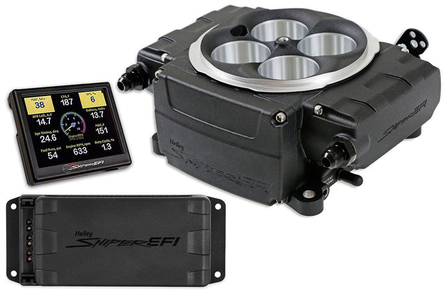 Holley Sniper EFI 4BBL Self Tuning System with PDM,Black (HO550-511-3PX) - Prolink Performance