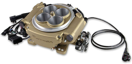 Holley Sniper EFI 4BBL Self Tuning Master Kit - Classic Gold Finish (HO550-516K) - Prolink Performance