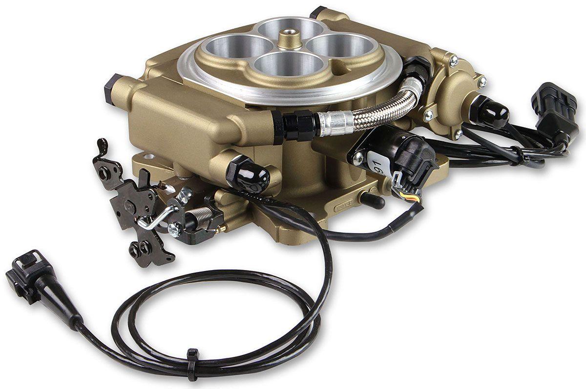 Holley Sniper EFI 4BBL Self Tuning Master Kit - Classic Gold Finish (HO550-516K) - Prolink Performance