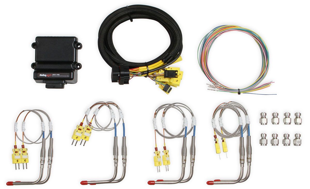 Holley Plug and Play CANbus 8 Channel Exhaust Gas Temperature KitHolley EFI 8 Channel Can EGT Kit (HO554-186) - Prolink Performance