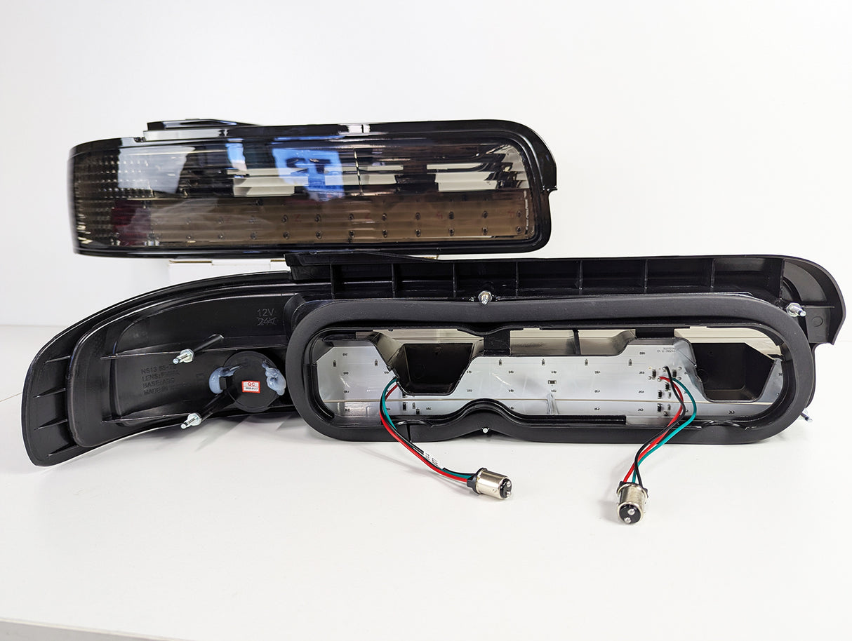 Smoke LED Tail Lights for 89-94 Nissan Silvia S13 DMAX taillights
