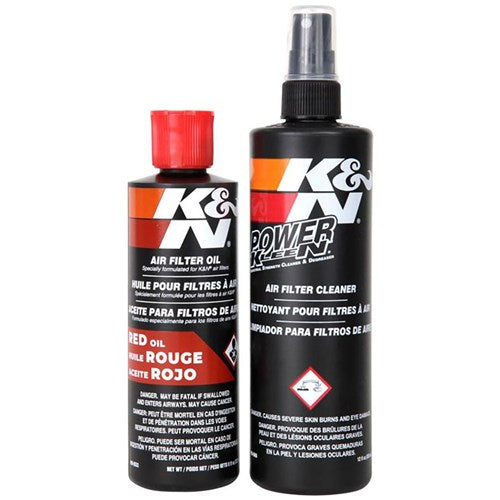 K&N Recharger Service Kit, Squeeze Kit Includes Filter Cleaner and Red Filter Oil