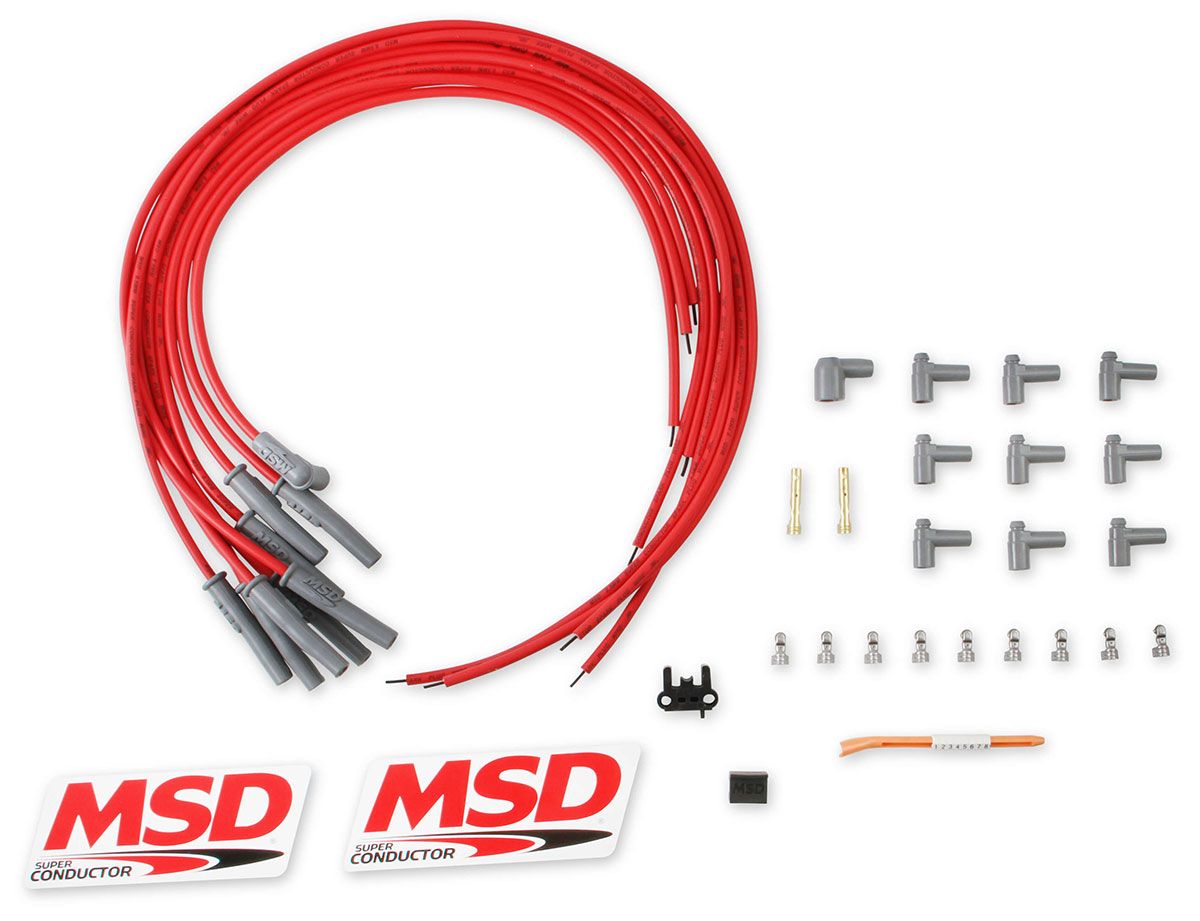 MSD Super Conductor Spark Plug Lead Set MSD31189 - Prolink Performance