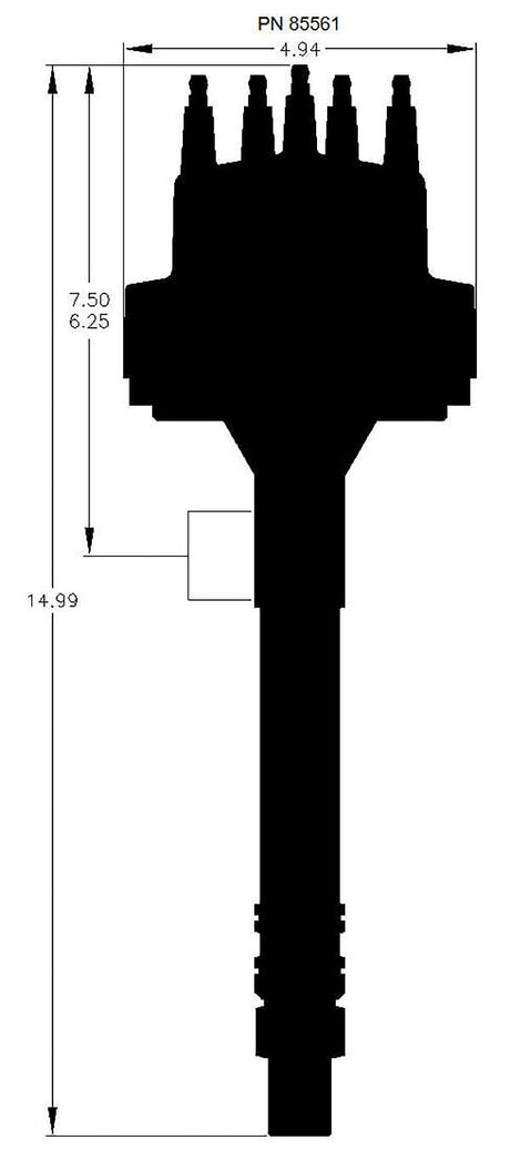 MSD Pro-Billet Distributor MSD85561 - Prolink Performance
