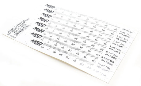 MSD Timing Tapes for Harmonic Balancers MSD8985 - Prolink Performance