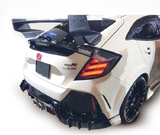 MUGEN Style Smoke LED Tail lights For 2016-2021 Honda Civic FK7 TYPE R FK8 taillights