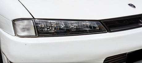 JDM Black OE Headlights & Black Corner Lights for 96-98 Nissan Silvia S14 200SX S2 Head lights