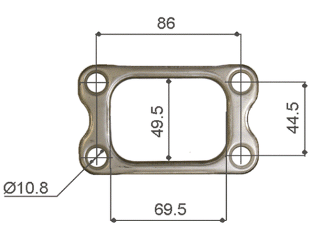 T3 Turbo Inlet Gasket MLSR (Multi Layer) - Prolink Performance