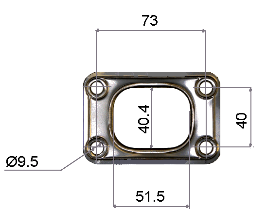 T2 Inlet Turbo Gasket MLSR (Multi Layer)