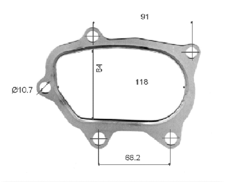 EJ20 / EJ25 Turbo Outlet Gasket MLSR (Multi Layer) - Prolink Performance
