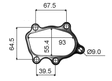 SR20DET S14/ S15 Turbo Outlet Gasket MLSR (Multi Layer) - Prolink Performance