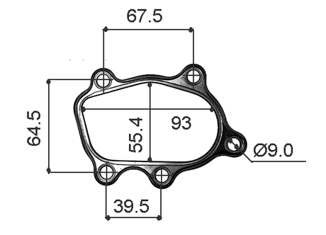 SR20DET S14/ S15 Turbo Outlet Gasket MLSR (Multi Layer) - Prolink Performance