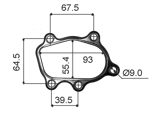 SR20DET S14/ S15 Turbo Outlet Gasket MLSR (Multi Layer) - Prolink Performance