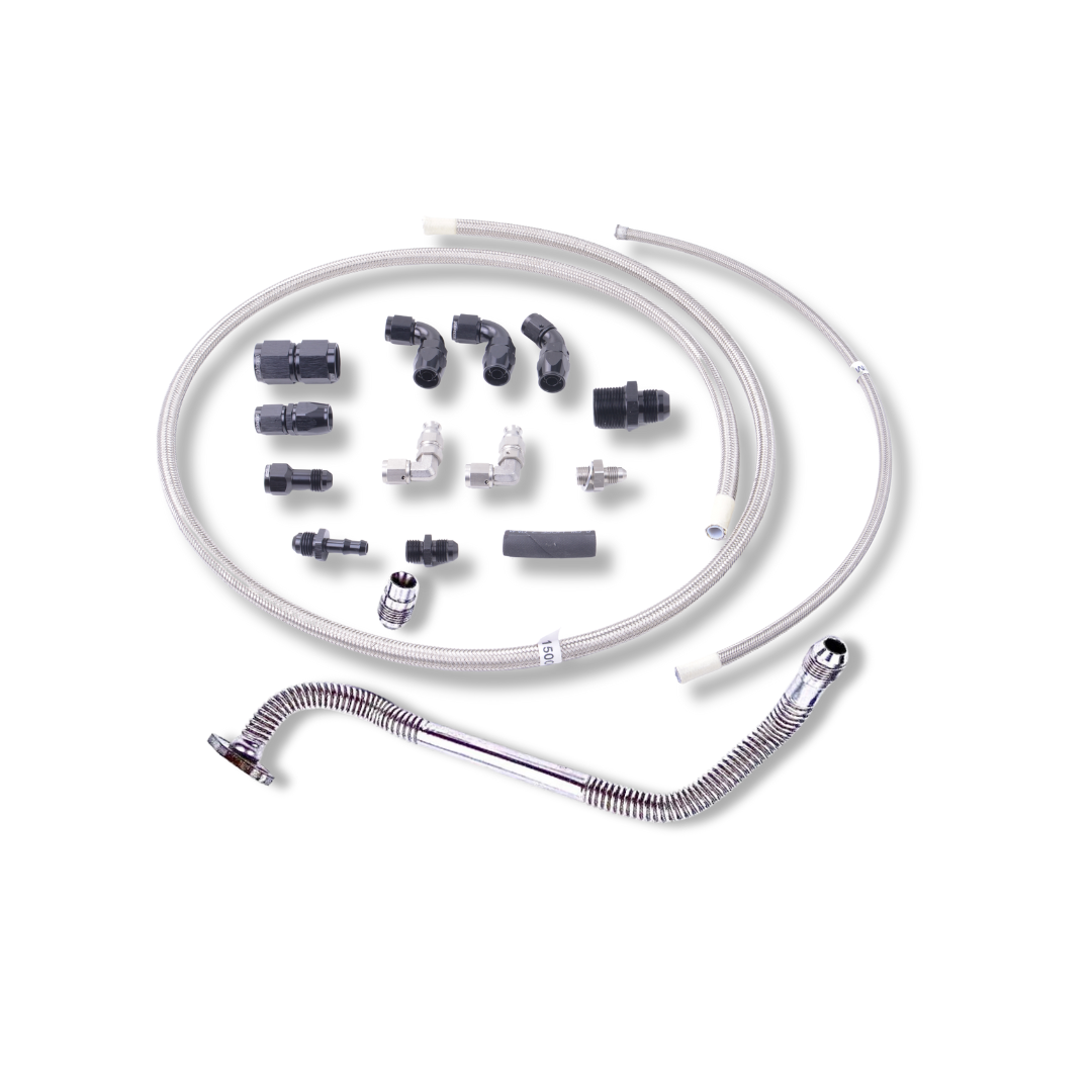 PRP High Mount Turbo Oil & Water Line Kit - Nissan RB