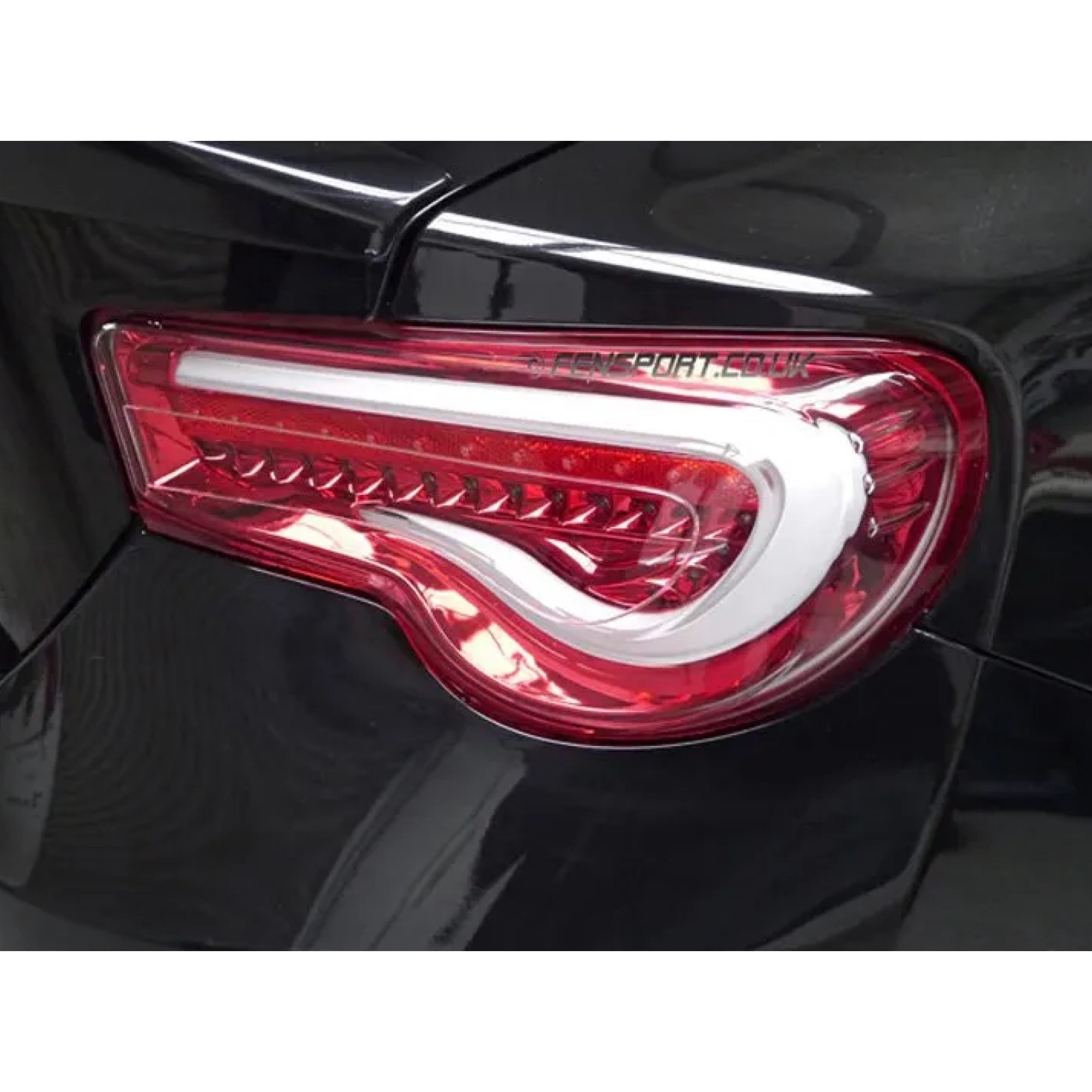 Valenti Red & Clear Lens Full LED Tail-Lights SQ Indicator suit Toyota GT86/BRZ - Prolink Performance
