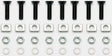 Wilwood Slotted Rotor to Hat Bolt Kit 5/16-24 x 1.25" (8pk) WB230-5567 - Prolink Performance