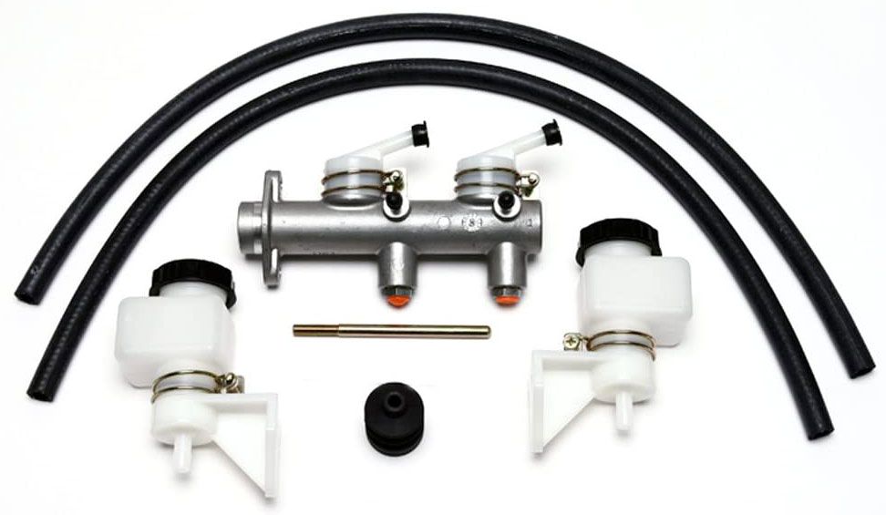 Wilwood 1" Combination Remote Tandem Master Cylinder with Remote Fluid Reservoirs WB260- - Prolink Performance