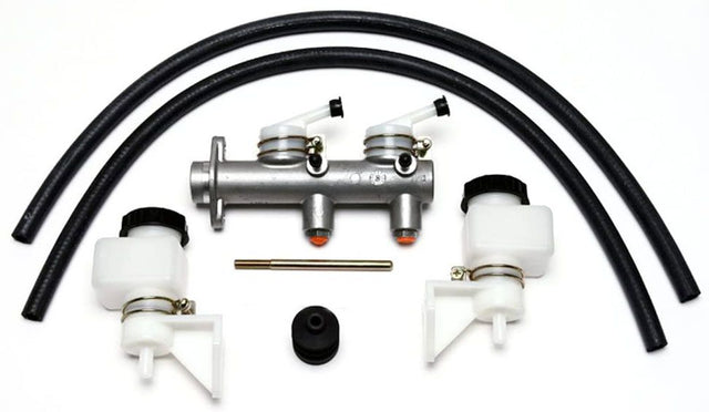 Wilwood 1" Combination Remote Tandem Master Cylinder with Remote Fluid Reservoirs WB260- - Prolink Performance